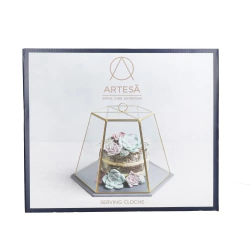 Artesa Cloche En Verre Avec Plat En Ardoise - Transperent Et Noir 7 Artesa Cloche En Verre Avec Plat En Ardoise - Transperent Et Noir – Image 5