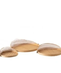 Wadiga Cloches Alimentaires En Bambou - Lot De 3 -Chef&Sommelier-boutique cloches alimentaires en bambou lot de 3 2