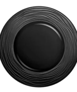 Medard De Noblat Coffret 3 Assiettes De Présentation D31,5cm -Chef&Sommelier-boutique coffret 3 assiettes de presentation d31 5cm escale noir