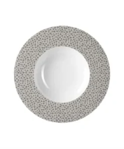 Medard De Noblat Coffret 6 Assiettes Creuses à Aile D23cm -Chef&Sommelier-boutique coffret 6 assiettes creuses a aile d23cm baghera platine 1