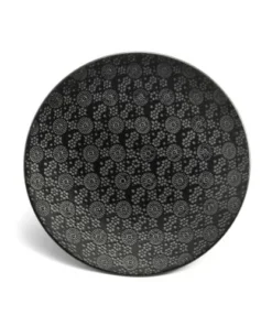 Medard De Noblat Coffret 6 Assiettes Dessert Noires