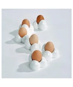 Thelermont Upton Coquetier En Porcelaine Blanche -Chef&Sommelier-boutique coquetier en porcelaine blanche 1