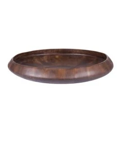 Table Passion Coupe 33cm En Céramique Marron