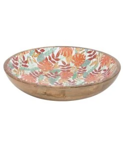 Table Passion Coupe 38 Cm En Bois Décoré