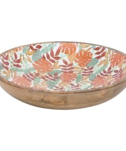 Table Passion Coupe 44 Cm En Bois Décoré