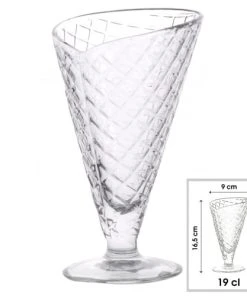Wadiga Coupe à Glace En Verre H16,5cm -Chef&Sommelier-boutique coupe a glace en verre h16 5cm 1