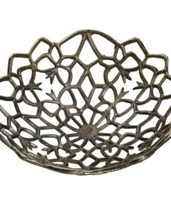 Beliani Coupe De Fruits En Aluminium Argenté -Chef&Sommelier-boutique coupe de fruits en aluminium argente 2