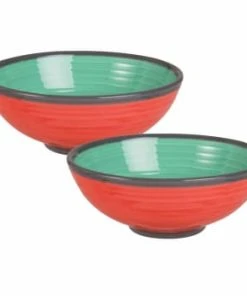 Maisons Du Monde Coupelle En Faïence Jaune Et Verte - Lot De 2 -Chef&Sommelier-boutique coupelle en faience verte et rouge valence 1000 8 27 180837 5