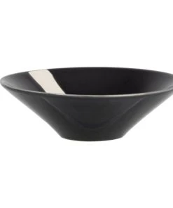 Maisons Du Monde Coupelle En Grès Noire Et Beige - Lot De 4