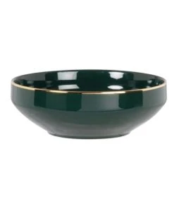 Maisons Du Monde Coupelle En Porcelaine Verte Et Dorée