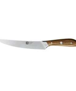 Richardson Sheffield Couteau à Découper 20 Cm En Acier X50CrMoV15 + Bois De Frêne Fumé Noi