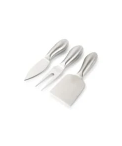 Salt & Pepper Couteau à Fromage En Inox Argent - Set 3 Pièces