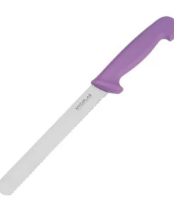Hygiplas Couteau à Pain Violet 20cm