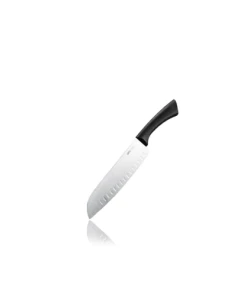 GEFU Couteau Santoku Alvéolé En Plastique Argent