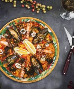 Les Jardins De La Comtesse Grand Plat De Service Rond 35,5 Cm En Imprimé Fleurs Exotiques 7 Les Jardins De La Comtesse Grand Plat De Service Rond 35,5 Cm En Imprimé Fleurs Exotiques -Chef&Sommelier-boutique grand plat de service rond 35 5 cm en imprime fleurs exotiques 2