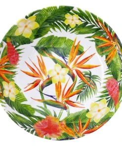 Les Jardins De La Comtesse Grand Saladier En Mélamine Pure 31 Cm En Imprimé Fleurs Exotiques -Chef&Sommelier-boutique grand saladier en melamine pure 31 cm en imprime fleurs exotiques 3