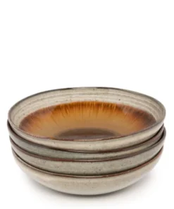 Bazar Bizar Grande Assiette à Pâtes En Grès Lot De 4 -Chef&Sommelier-boutique grande assiette a pates en gres lot de 4 5