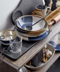 Bloomingville Grande Assiette En Grès Beige -Chef&Sommelier-boutique grande assiette en gres beige 2