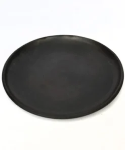 Bazar Bizar Grande Assiette En Terracotta Noire -Chef&Sommelier-boutique grande assiette en terracotta noire 4
