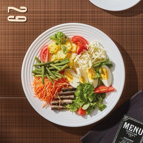 Luminarc Grande Assiette Plate Blanche D27cm 4 Luminarc Grande Assiette Plate Blanche D27cm – Image 2