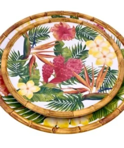Les Jardins De La Comtesse Grande Assiette Plate En Mélamine Imprimé De Fleurs Exotiques Ø 28 Cm 8 Les Jardins De La Comtesse Grande Assiette Plate En Mélamine Imprimé De Fleurs Exotiques Ø 28 Cm -Chef&Sommelier-boutique grande assiette plate en melamine imprime de fleurs exotiques oe 28 cm 2
