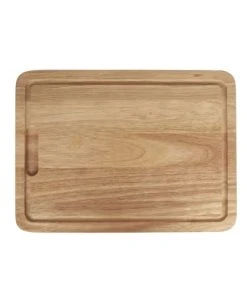 KitchenCraft Grande Planche à Découper En Bois D'hévéa Marron 12 KitchenCraft Grande Planche à Découper En Bois D'hévéa Marron -Chef&Sommelier-boutique grande planche a decouper en bois d hevea marron 4