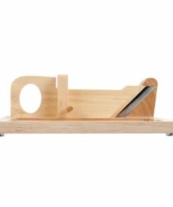 LIVOO Guillotine Saucisson Avec Plateau En Bois Beige -Chef&Sommelier-boutique guillotine saucisson avec plateau en bois beige 3