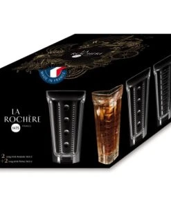 La Rochère Long Drink En Verre Transparent-l'unité -Chef&Sommelier-boutique long drink en verre transparent l unite 4