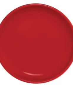 Olympia Lot De 12 Assiettes Plates Ø20cm Rouge