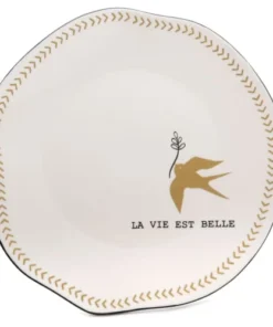 Amadeus Lot De 2 Assiettes De Présentation En Grès Décoré