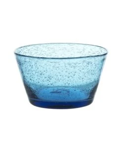 Table Passion Lot De 2 Coupelle Artisan Bullé 12 En Verre Bleu