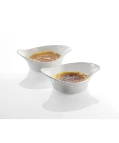 GEFU Lot De 2 Ramequin Pour Crème Brûlée En Porcelaine Blanc -Chef&Sommelier-boutique lot de 2 ramequin pour creme brulee en porcelaine blanc 3