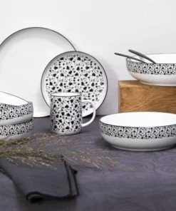 Becquet Lot De 4 Assiettes à Dessert En Céramique Blanc -Chef&Sommelier-boutique lot de 4 assiettes a dessert en ceramique blanc 2