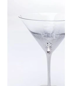 Kare Design Lot De 4 - Verre à Cocktail En Verre Argenté -Chef&Sommelier-boutique lot de 4 verre a cocktail en verre argente 2