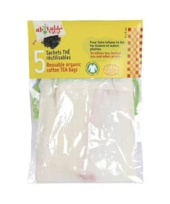 Ah! Table! Lot De 5 Sachets De Thé Réutilisables 7 Ah! Table! Lot De 5 Sachets De Thé Réutilisables -Chef&Sommelier-boutique lot de 5 sachets de the reutilisables 2