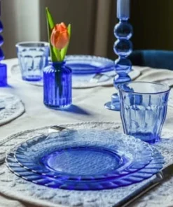 Duralex Lot De 6-Assiette à Dessert Ondulée En Verre 20,5cm Teinté Bleu Marine 8 Duralex Lot De 6-Assiette à Dessert Ondulée En Verre 20,5cm Teinté Bleu Marine -Chef&Sommelier-boutique lot de 6 assiette a dessert ondulee en verre 20 5cm teinte bleu marine 1