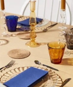 Duralex Lot De 6-Assiette à Dessert Ondulée Verre Résistant 20,5cm Transparent -Chef&Sommelier-boutique lot de 6 assiette a dessert ondulee verre resistant 20 5cm transparent 2