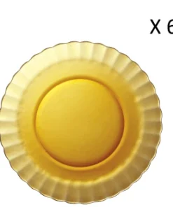 Duralex Lot De 6 - Assiette Creuse Ondulée En Verre 23 Cm Teinté Vermeil 13 Duralex Lot De 6 - Assiette Creuse Ondulée En Verre 23 Cm Teinté Vermeil -Chef&Sommelier-boutique lot de 6 assiette creuse ondulee en verre 23 cm teinte vermeil le picardie 1