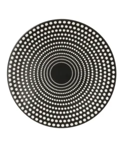 Table Passion Lot De 6 Assiettes à Dessert 20,5 Cm En Grès Noir