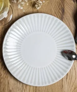 Table Passion Lot De 6 Assiettes à Dessert 21 Cm En Grès Blanc 5 Table Passion Lot De 6 Assiettes à Dessert 21 Cm En Grès Blanc -Chef&Sommelier-boutique lot de 6 assiettes a dessert 21 cm en gres blanc 3