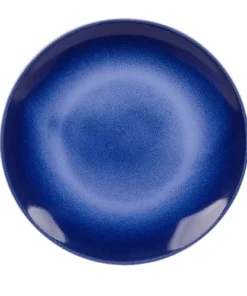 Trend'up Lot De 6 Assiettes à Dessert 21 Cm En Grès Bleu