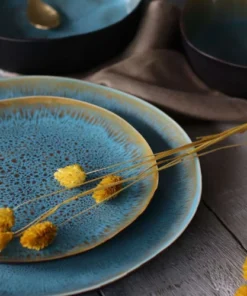 OGO Living Lot De 6 Assiettes à Dessert En Grès Bleu 20,5cm 11 OGO Living Lot De 6 Assiettes à Dessert En Grès Bleu 20,5cm -Chef&Sommelier-boutique lot de 6 assiettes a dessert en gres bleu 20 5cm 3