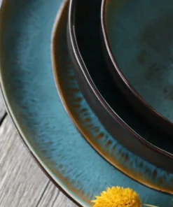 OGO Living Lot De 6 Assiettes à Dessert En Grès Bleu 20,5cm 13 OGO Living Lot De 6 Assiettes à Dessert En Grès Bleu 20,5cm -Chef&Sommelier-boutique lot de 6 assiettes a dessert en gres bleu 20 5cm 5