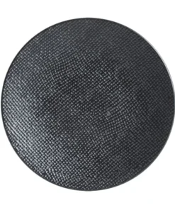 Table Passion Lot De 6 Assiettes à Pain 16 Cm En Grès Noir