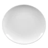 Trend'up Lot De 6 Assiettes à Steak Ovale 30x28 Cm En Porcelaine Blanc -Chef&Sommelier-boutique lot de 6 assiettes a steak ovale 30x28 cm en porcelaine blanc