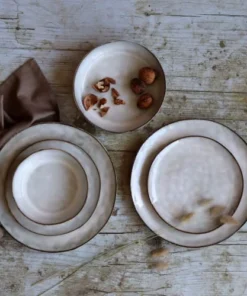 OGO Living Lot De 6 Assiettes Coupes En Grès Gris 15,5cm 10 OGO Living Lot De 6 Assiettes Coupes En Grès Gris 15,5cm -Chef&Sommelier-boutique lot de 6 assiettes coupes en gres gris 15 5cm 2