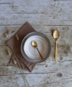 OGO Living Lot De 6 Assiettes Coupes En Grès Gris 15,5cm 12 OGO Living Lot De 6 Assiettes Coupes En Grès Gris 15,5cm -Chef&Sommelier-boutique lot de 6 assiettes coupes en gres gris 15 5cm 4