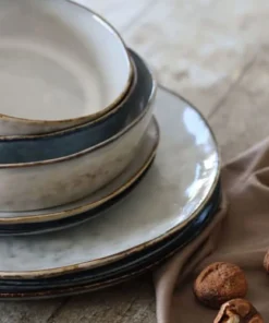 OGO Living Lot De 6 Assiettes Coupes En Grès Gris 15,5cm 13 OGO Living Lot De 6 Assiettes Coupes En Grès Gris 15,5cm -Chef&Sommelier-boutique lot de 6 assiettes coupes en gres gris 15 5cm 5