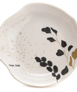 Amadeus Lot De 6 Assiettes Creuse Carpe Diem En Grès Décoré