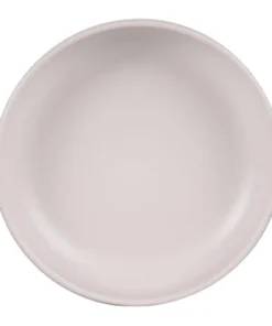 Table Passion Lot De 6 Assiettes Creuse Crème 22 Cm En Grès Beige